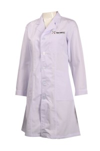 NU050 訂做長袖診所制服 醫生袍 HK 診所制服供應商